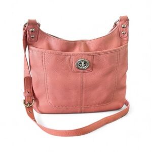 Coach Y2K‎ Legacy Penelope Leather Duffle Shoulder Bag – Coral F19265